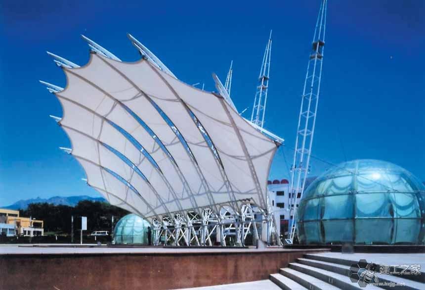 密山车棚膜结构网架